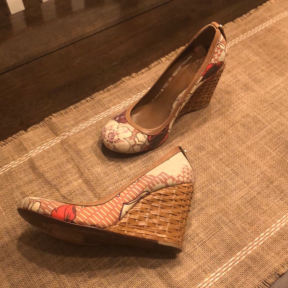 Tory Burch wedge heels